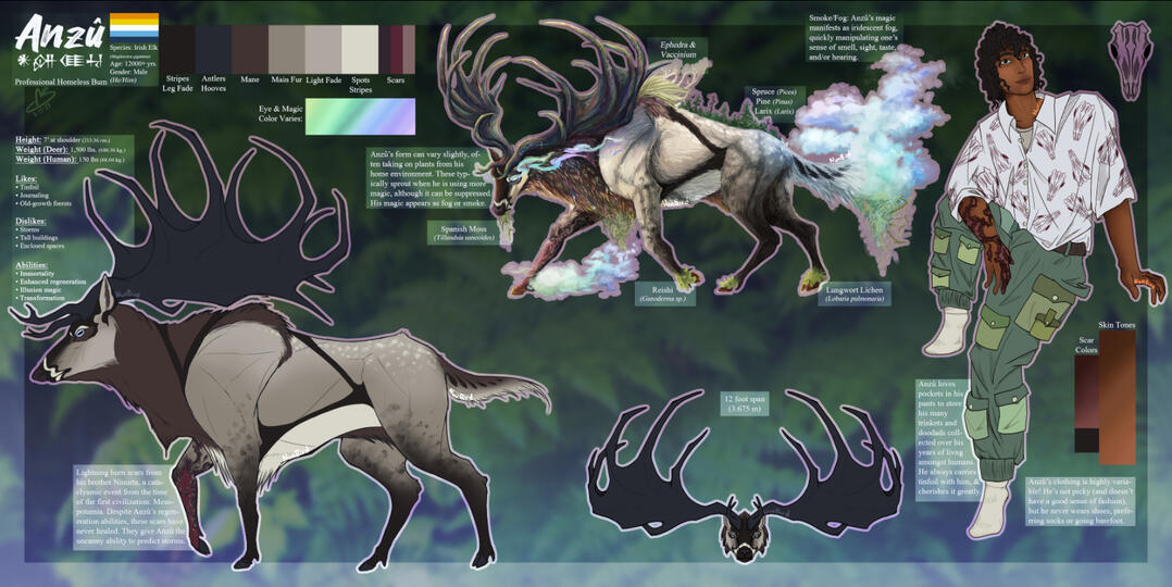 Detailed Reference Sheet + 1 fullbody